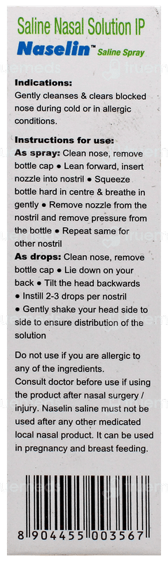 Naselin Saline Spray 20Ml